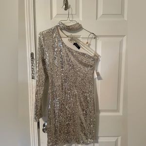 AKIRA—Silver Sequence Dress